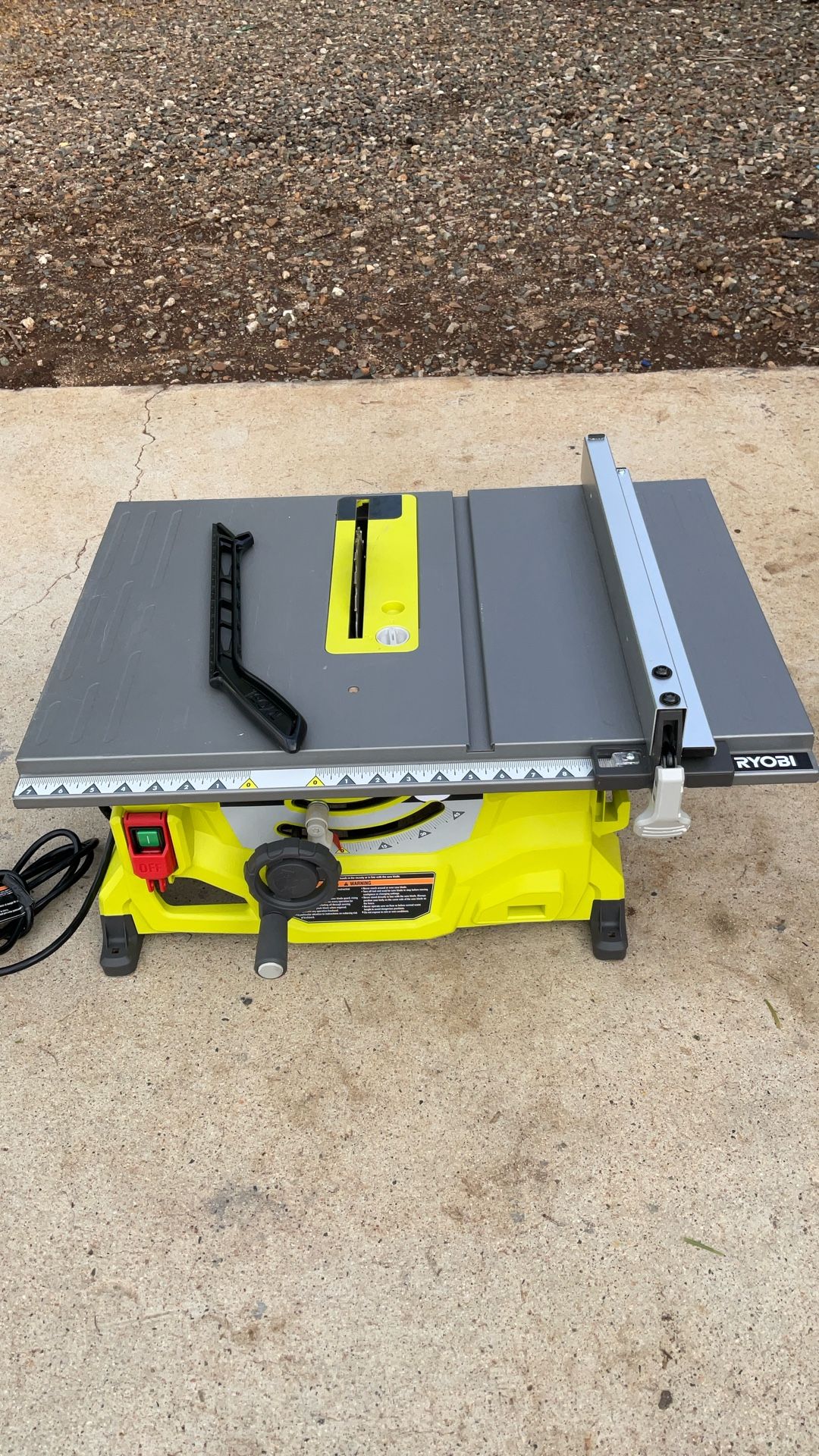 RYOBI 13 Amp 8-1/4 in. Compact Portable Corded Jobsite Table Saw