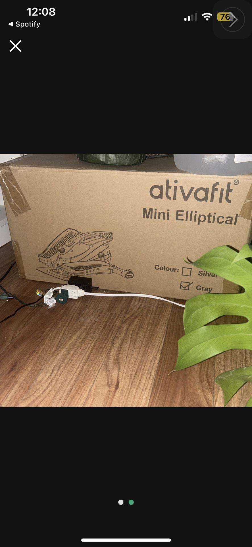 BRAND NEW 💪🚶🚶‍♀️Small elliptical exercise machine Good For Under Desk