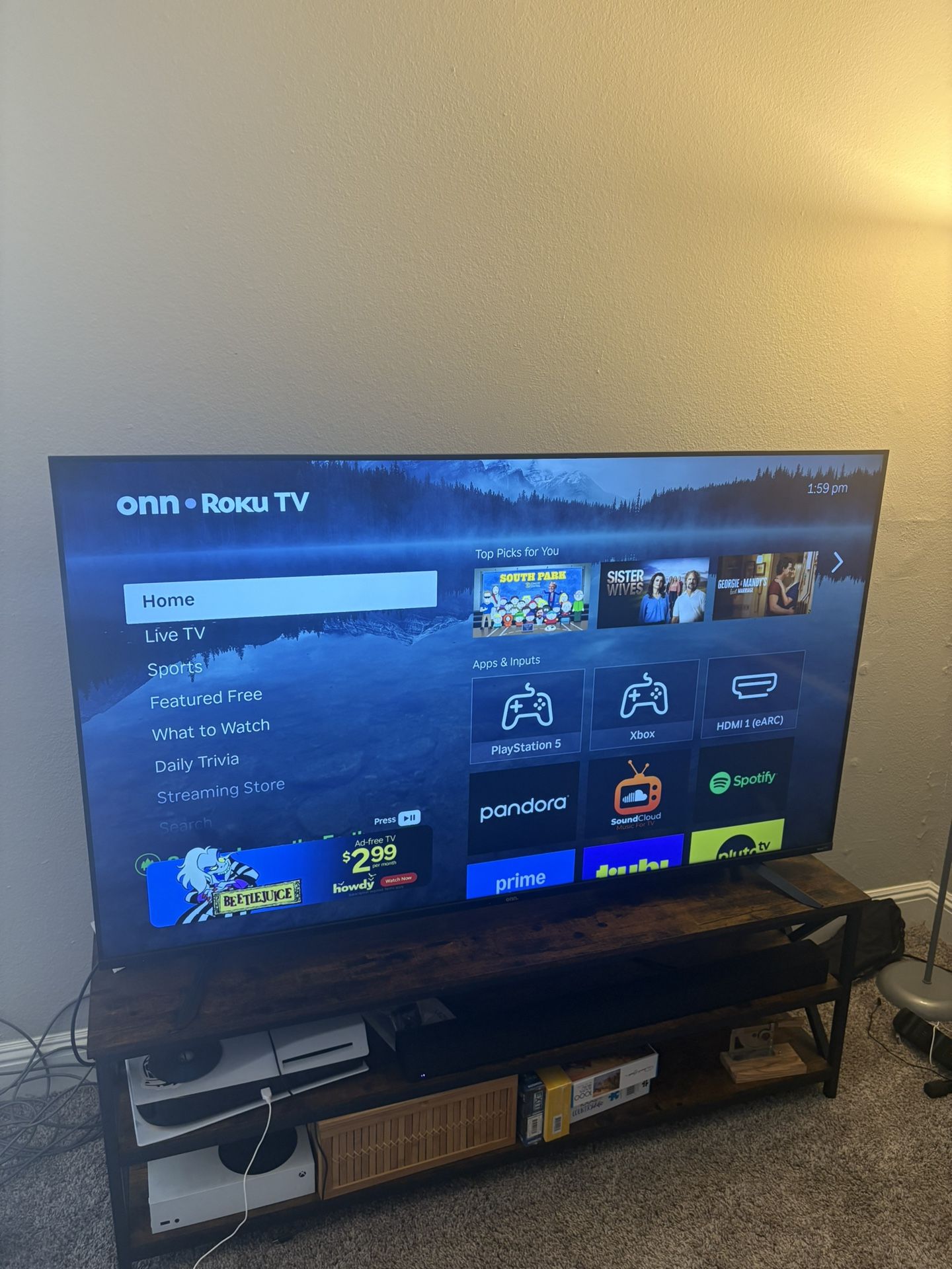 65” 4k TV