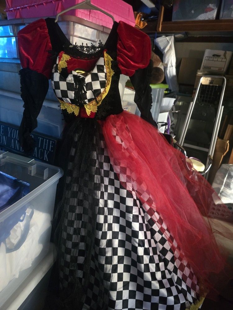Queen Of hearts Kids costume