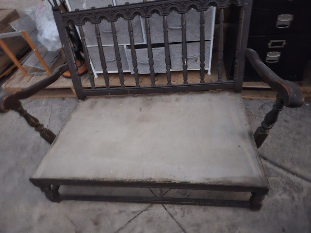 Wooden Vintage Couch