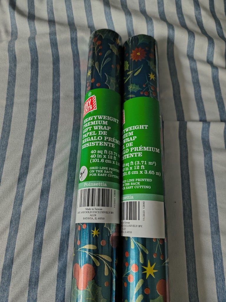 Heavy Duty Wrapping Paper 4 Dollars Per Roll