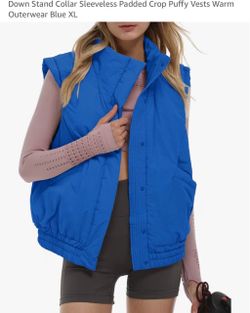 Puffer Vest Royal Blue size XL