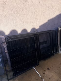 Dog run & dog gate