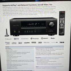 Denon Receiver And Bose Accustimass Speakers Set And Bass