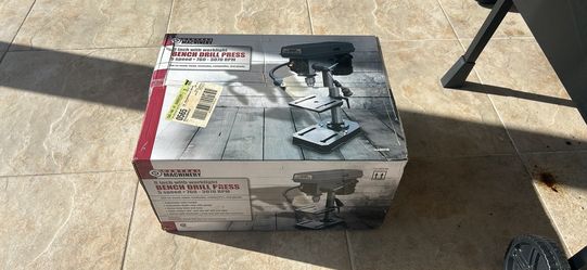 New In Box Central Machinery 8” Drill Press with Worklight