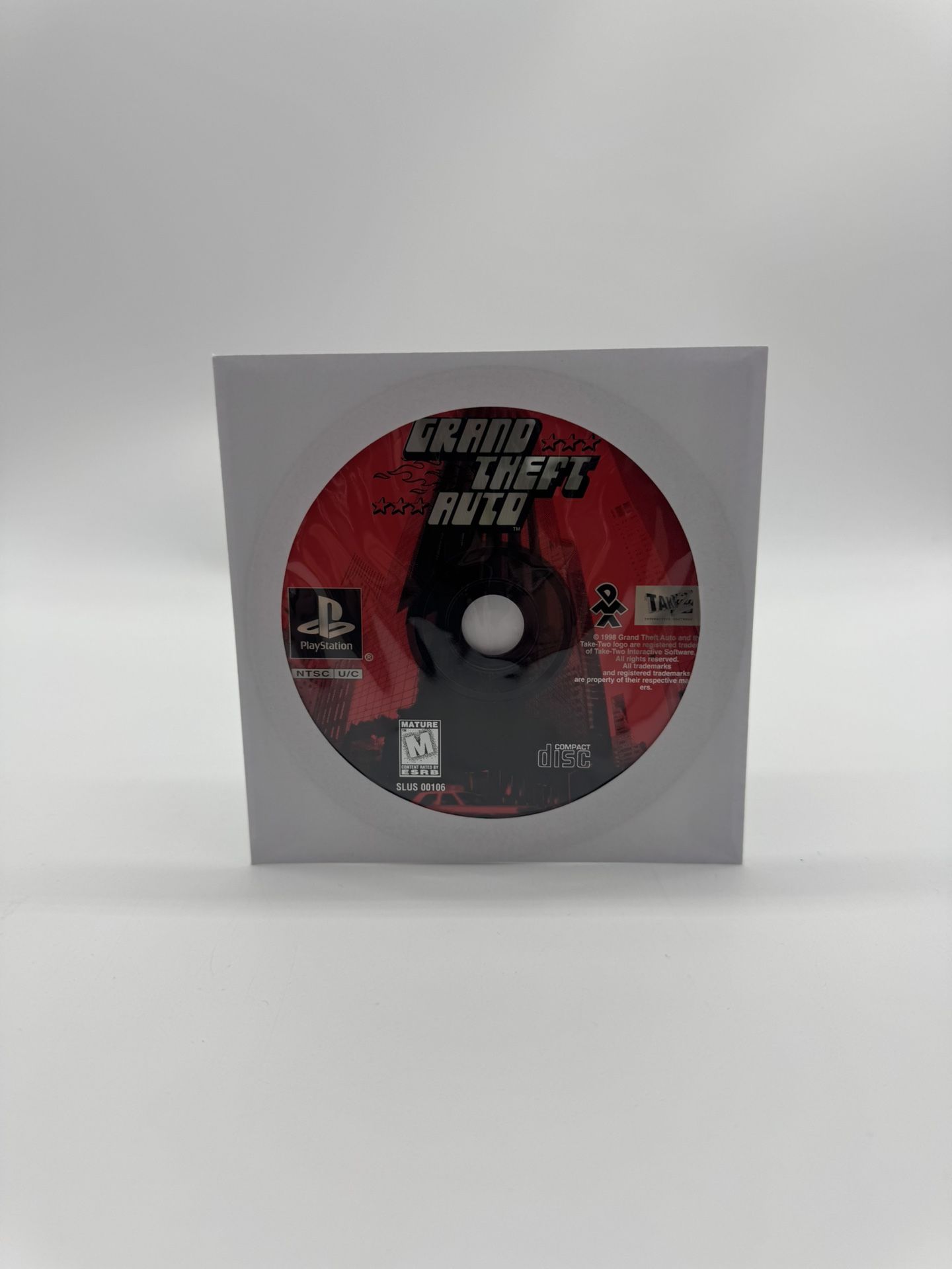 Grand Theft Auto Original (Sony PlayStation 1 PS1, 1998) Disc Only Tested