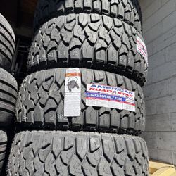 🚨🚨vendo Ser De Llantas Lt 33x12.50 18 American R/T Tires 