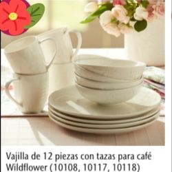 JUEGO DE 12 PIEZAS WILDFLOWER PRINCESS HOUSE 🌻 