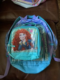 Disney Store brave backpack and lunch bag $9