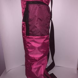 Fuchsia Yoga Bag w Mesh Pocket By New Forever 21 