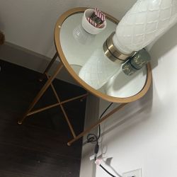 Gold And Glad End Table 