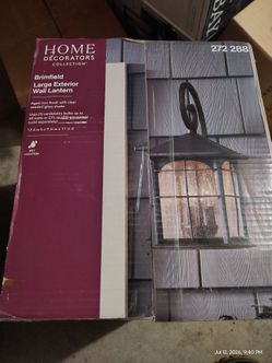 Home decorations brimfield large exterior wall lantern