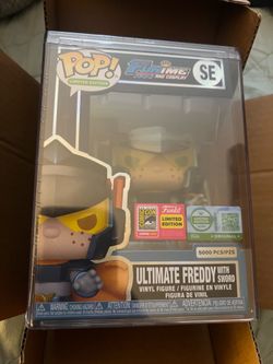 Ultimate Freddy with Sword Funko Pop SDCC 2026 Funime 5000 PCs Con Sticker SE