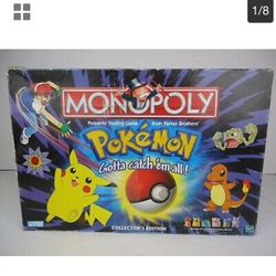 Pokémon Monopoly Collectors Edition Vintage 1999