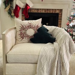 Baker Archetype Round Tufted Club Chair By Baker Furniture 