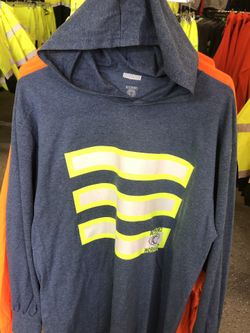 High Viz Long Sleeve With Hoodie