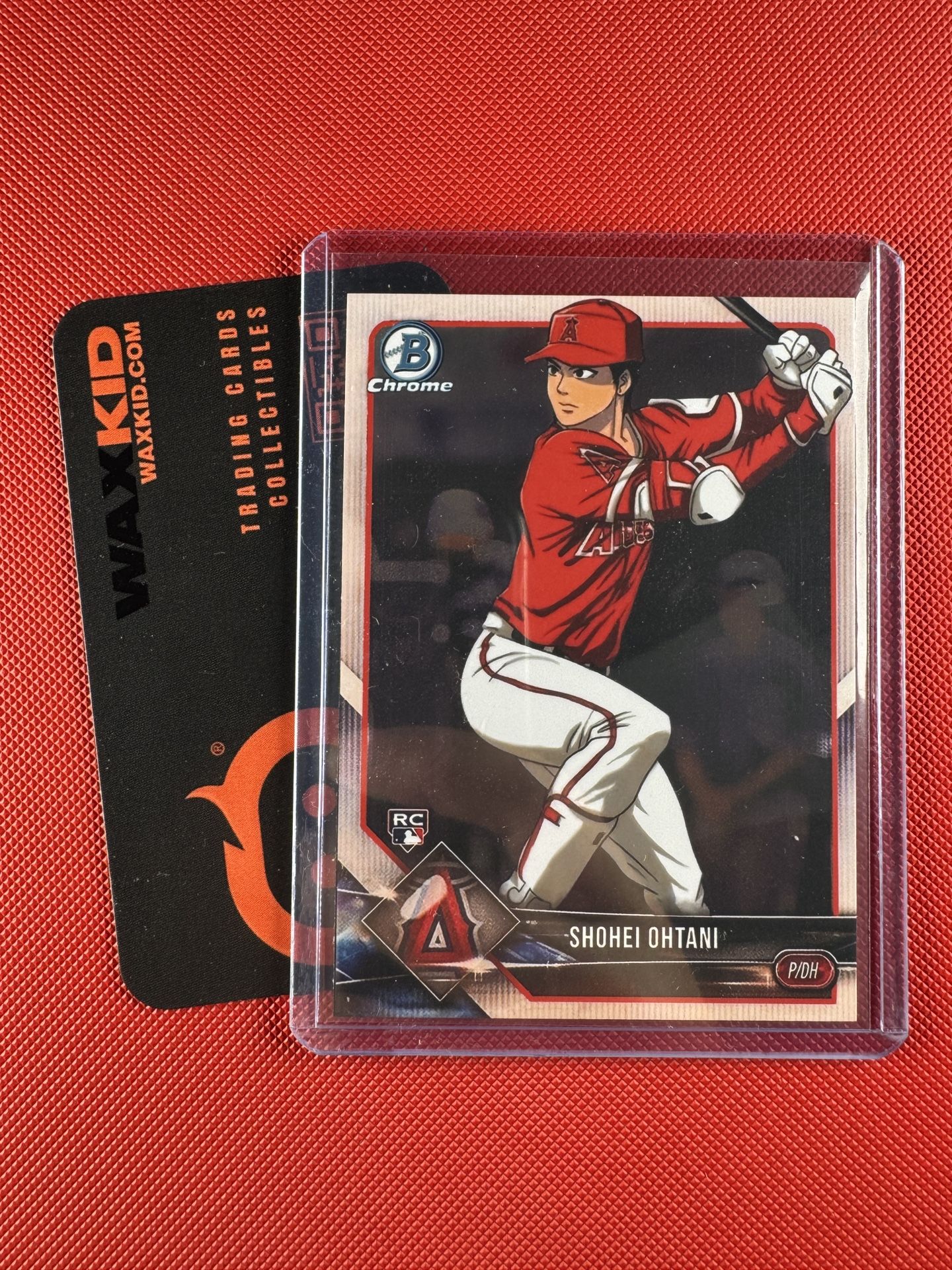 2018 SHOHEI OHTANI Rookie RC Custom Bowman Chrome #1 RC Anime Card (Regular) 