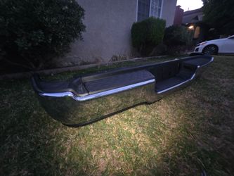2019 2025 DODGE RAM 2500 REAR BUMPER CHROME W/ STEP OEM