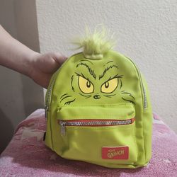 Green Grinch Mini Backpack