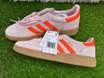 Women Adidas Handball Spezial W Pink Orange Size 7.5