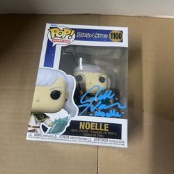 Funko POP Black Clover 1100 Noelle Signed By Jill Harris With 2 COA