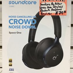 Soundcore By Anker Space One Wireless Bluetooth Headphones Brand New 