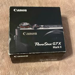 Canon Powershot G7X Mark ll 