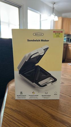 Bella Sandwich Maker White