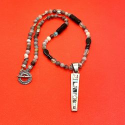 Sterling TF Opal Pendant Necklace