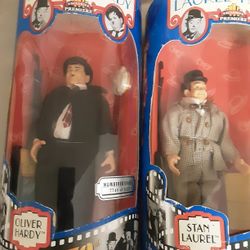 Laurel And Hardy Figures 70th Aniversary Never Opened Make An Offer