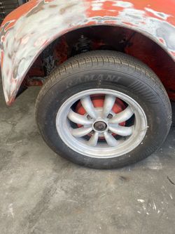 Aluminum rims and tires