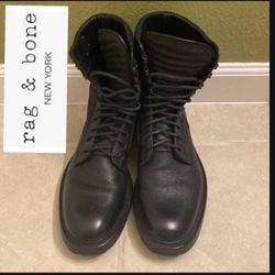 Mens $550 Rag N Bone Spencer Military Boots Size 9.5
