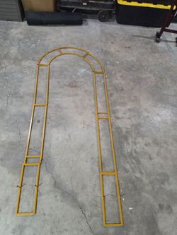 Gold Metal Wedding Arch Frame