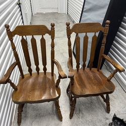 Solid Wood captain chairs