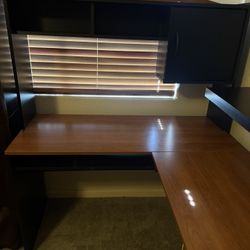 Corner Desk With Cubbies And Door