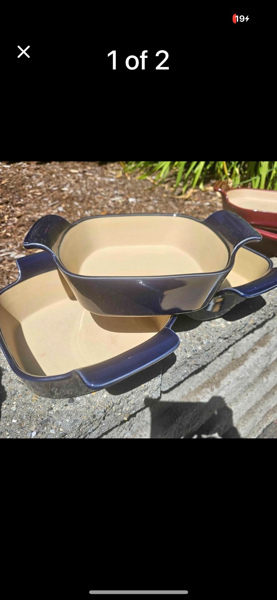 Pampered Chef 9x9 Stoneware