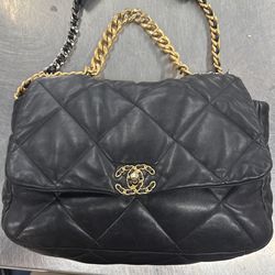 Chanel Chanel 19 Lambskin Maxi Shoulder Bag