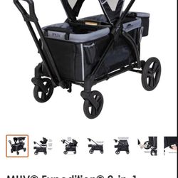 MUV by Baby Trend Expedition 2-in-1 Stroller Wagon Pro, Equinox