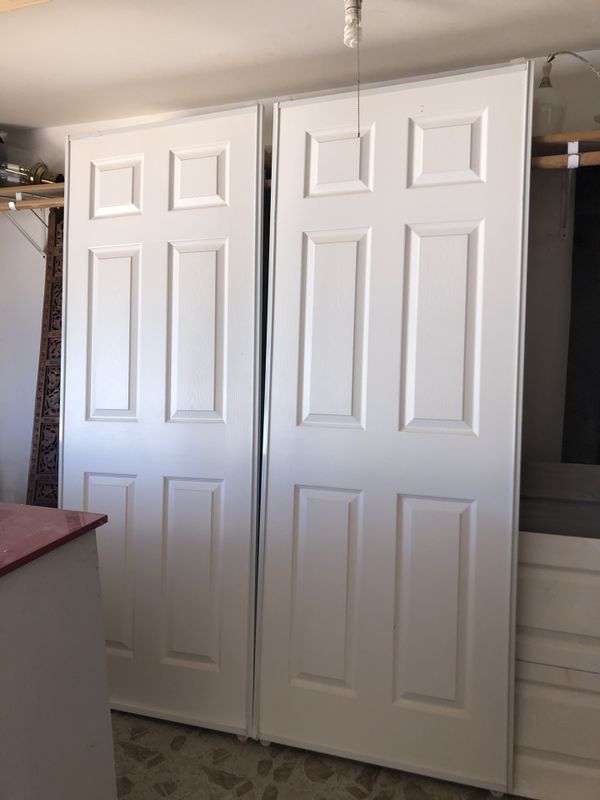 Two Sets Of 6 Panel Sliding Closet Doors One Pair 30 Each And One Pair 36 Each X 79 High For Sale In Scottsdale Az Offerup