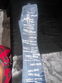 Purple jeans size 34
