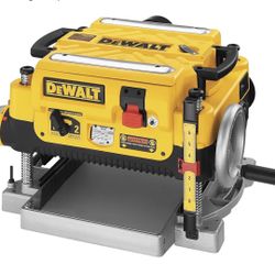 DEWALT Planer, Thickness Planer, 13-Inch, 3 Knife for Larger Cuts, Two Speed 20,000 RPM Motor,