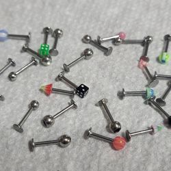 (29) New - Nose Body Rings
