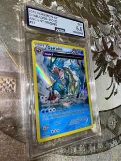2015 POKEMON XY GYRADOS HOLO ANCIENT ORIGINS