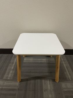 White Square Table