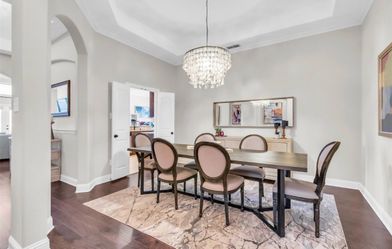 Crate & Barrel dining table