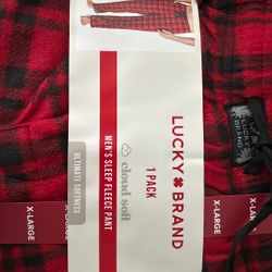 Lucky Brand Mens Sleep Fleece New XL SIZE $15.00