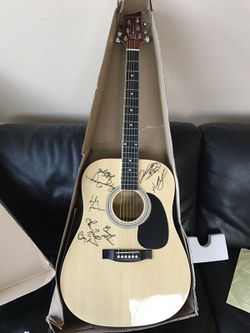 Autographed guitar by Vince Gill & the Time Jumpers