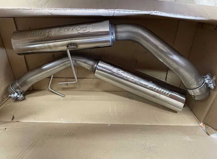 Pypes Pype Bomb Stainless Steel Axle Back Exhaust with 4” Tips