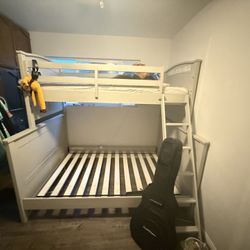 Twin Over Full Wood Bunk Bed